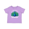 thumbnail image 1 of Inktastic Peacock Girls Toddler T-Shirt, 1 of 5