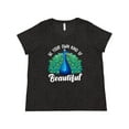 thumbnail image 1 of Inktastic Peacock Women's Plus Size T-Shirt, 1 of 5