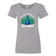 thumbnail image 1 of Inktastic Peacock Women's T-Shirt, 1 of 5