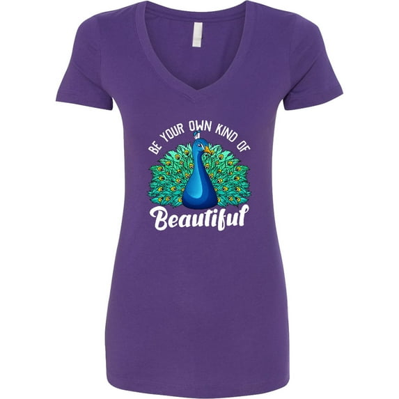 Inktastic Peacock Women's V-Neck T-Shirt