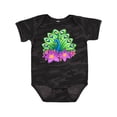 thumbnail image 1 of Inktastic Peacock and Flowers Boys or Girls Baby Bodysuit, 1 of 5