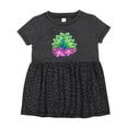 thumbnail image 1 of Inktastic Peacock and Flowers Girls Baby Dress, 1 of 5