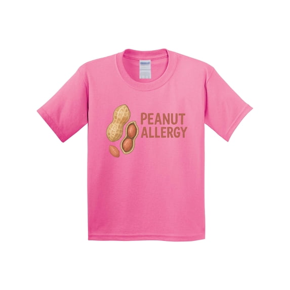 Inktastic Peanut Allergy Alert Youth T-Shirt