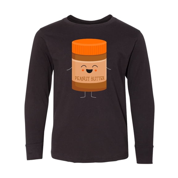 Inktastic Peanut Butter Costume Long Sleeve Youth T-Shirt
