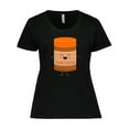 thumbnail image 1 of Inktastic Peanut Butter Costume Women's Plus Size T-Shirt, 1 of 5