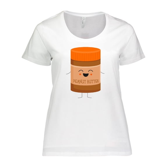 Inktastic Peanut Butter Costume Women's Plus Size T-Shirt