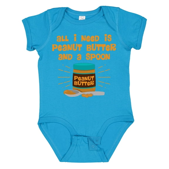 Inktastic Peanut Butter Spoon Boys or Girls Baby Bodysuit