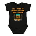 thumbnail image 1 of Inktastic Peanut Butter Spoon Boys or Girls Baby Bodysuit, 1 of 5