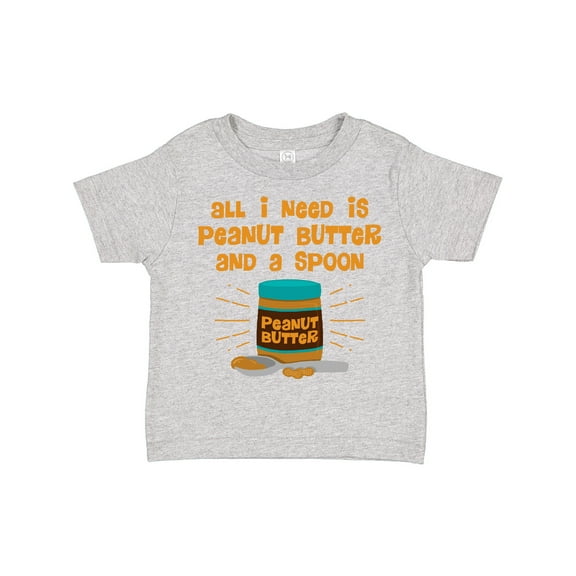 Inktastic Peanut Butter Spoon Boys or Girls Toddler T-Shirt