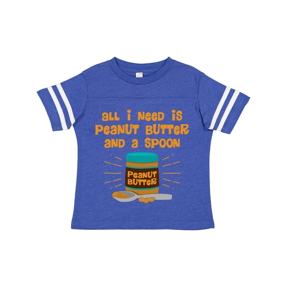 Inktastic Peanut Butter Spoon Boys or Girls Toddler T-Shirt
