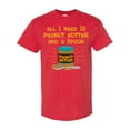 thumbnail image 1 of Inktastic Peanut Butter Spoon T-Shirt, 1 of 5