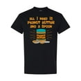 thumbnail image 1 of Inktastic Peanut Butter Spoon T-Shirt, 1 of 5