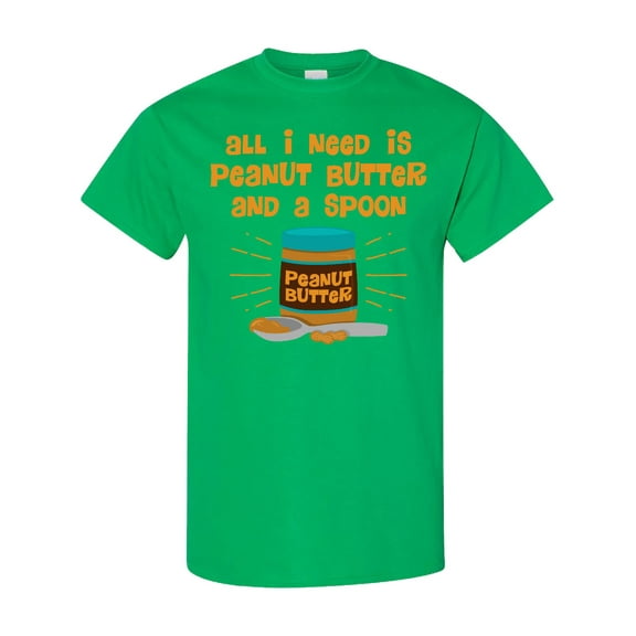 Inktastic Peanut Butter Spoon T-Shirt