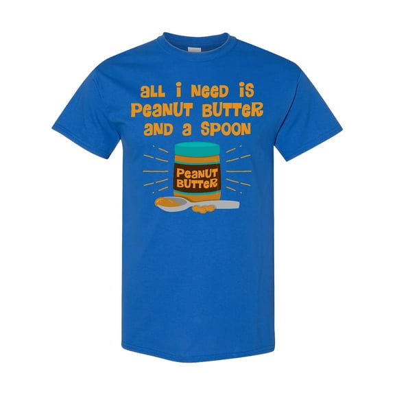 Inktastic Peanut Butter Spoon T-Shirt