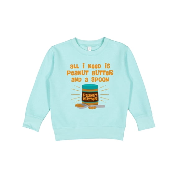 Inktastic Peanut Butter Spoon Toddler Sweatshirt