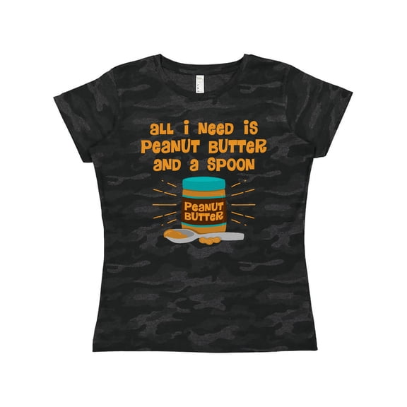 Inktastic Peanut Butter Spoon Women's T-Shirt