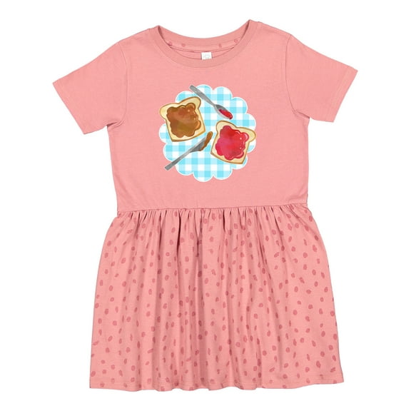 Inktastic Peanut Butter and Jelly Picnic Girls Toddler Dress