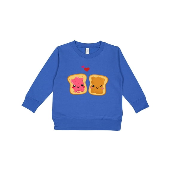 Inktastic Peanut Butter and Jelly Toddler Sweatshirt