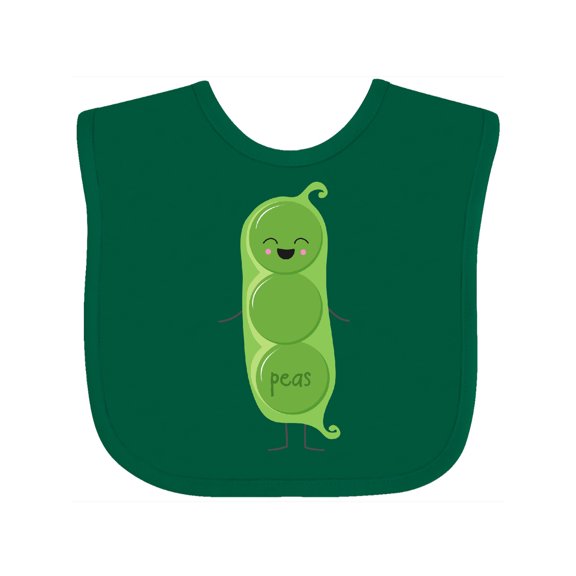 Inktastic Peas Costume Boys or Girls Baby Bib