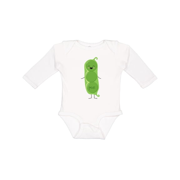 Inktastic Peas Costume Boys or Girls Long Sleeve Baby Bodysuit