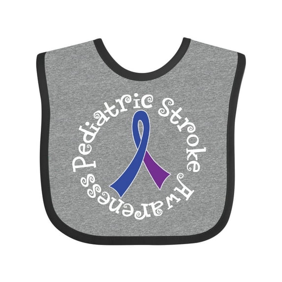 Inktastic Pediatric Stroke Support Boys or Girls Baby Bib