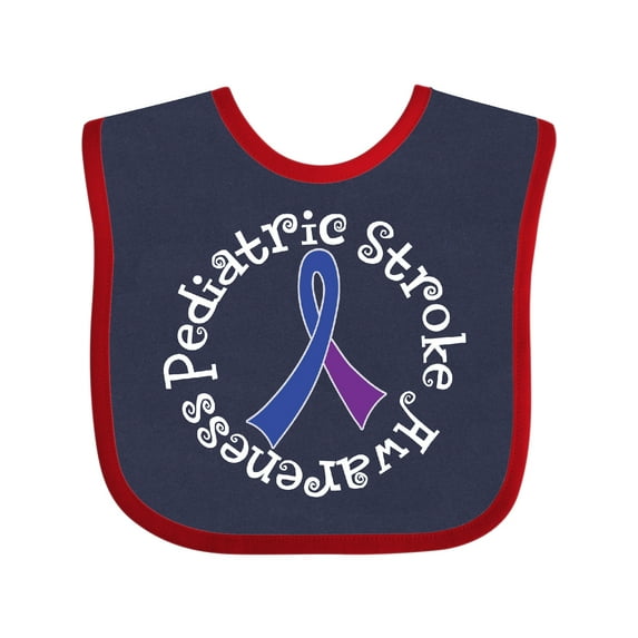 Inktastic Pediatric Stroke Support Boys or Girls Baby Bib