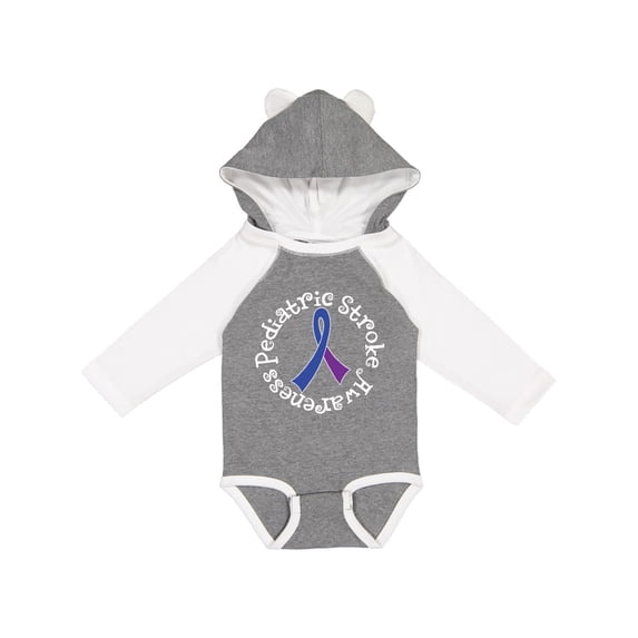 Inktastic Pediatric Stroke Support Boys or Girls Long Sleeve Baby Bodysuit