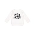 thumbnail image 1 of Inktastic Peeking Bulldog Toddler Sweatshirt, 1 of 4