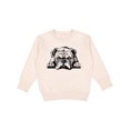 thumbnail image 1 of Inktastic Peeking Bulldog Toddler Sweatshirt, 1 of 4