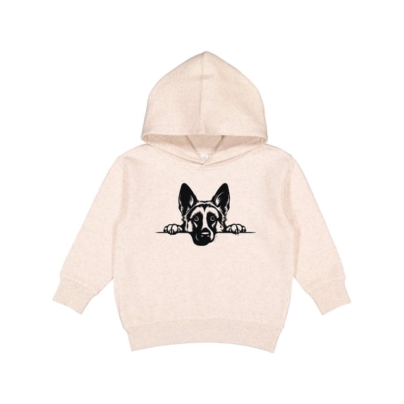 Inktastic Peeking German Shepherd Toddler Hoodie