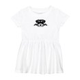 thumbnail image 1 of Inktastic Peeking Miniature Schnauzer Girls Baby Dress, 1 of 5
