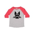 thumbnail image 1 of Inktastic Peeking Scottish Terrier Boys or Girls Toddler T-Shirt, 1 of 5