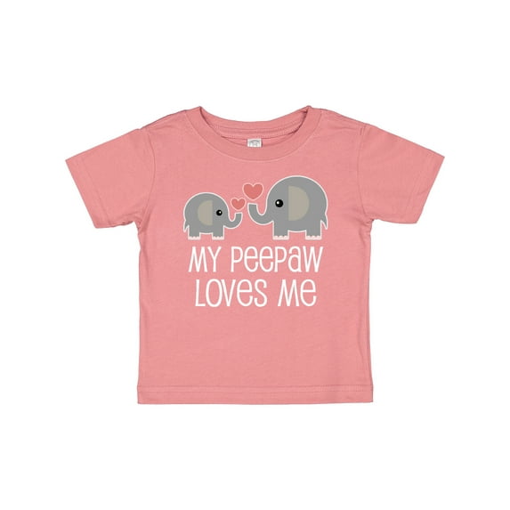 Inktastic Peepaw Grandpa Loves Me Cute Boys or Girls Baby T-Shirt