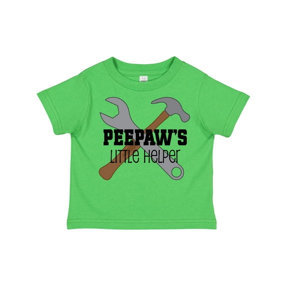 Inktastic Peepaw Grandpa's Little Helper Boys Toddler T-Shirt