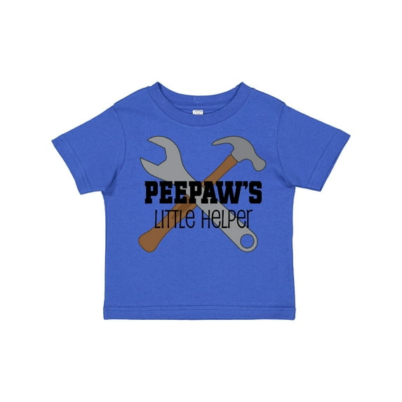 Inktastic Peepaw Grandpa's Little Helper Boys Toddler T-Shirt