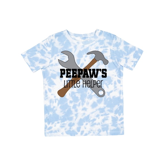 Inktastic Peepaw Grandpa's Little Helper Boys Toddler T-Shirt