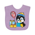 thumbnail image 1 of Inktastic Penguin 1st Birthday Boys or Girls Baby Bib, 1 of 4