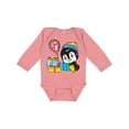 thumbnail image 1 of Inktastic Penguin 1st Birthday Boys or Girls Long Sleeve Baby Bodysuit, 1 of 5