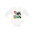 thumbnail image 1 of Inktastic Penguin 1st Birthday Boys or Girls Long Sleeve Baby Bodysuit, 1 of 5
