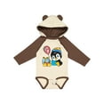 thumbnail image 1 of Inktastic Penguin 1st Birthday Boys or Girls Long Sleeve Baby Bodysuit, 1 of 5