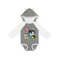 thumbnail image 1 of Inktastic Penguin 1st Birthday Boys or Girls Long Sleeve Baby Bodysuit, 1 of 5