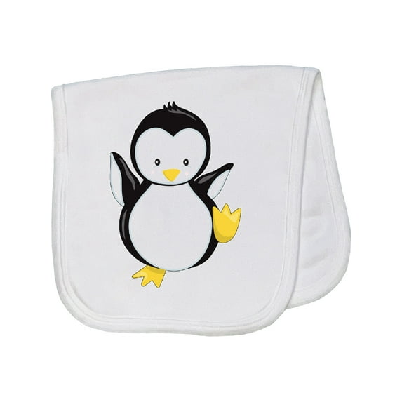 Inktastic Penguin Baby Burp Cloth