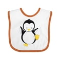 thumbnail image 1 of Inktastic Penguin Boys or Girls Baby Bib, 1 of 4