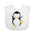thumbnail image 1 of Inktastic Penguin Boys or Girls Baby Bib, 1 of 4