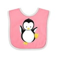 thumbnail image 1 of Inktastic Penguin Boys or Girls Baby Bib, 1 of 4
