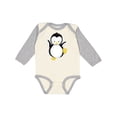 thumbnail image 1 of Inktastic Penguin Boys or Girls Long Sleeve Baby Bodysuit, 1 of 5