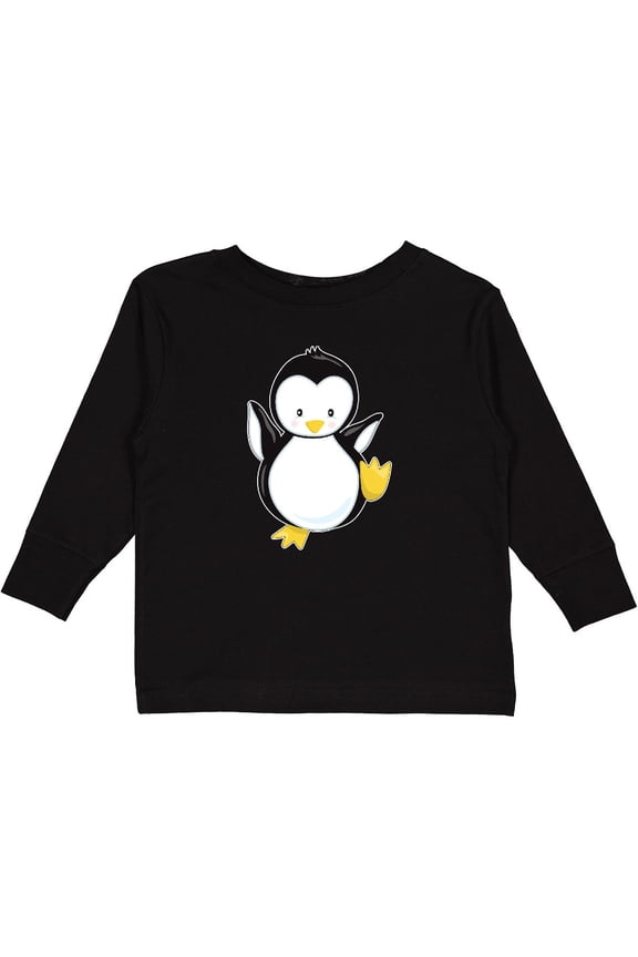 Penguin Boys or Girls Long Sleeve Toddler T-Shirt