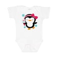 thumbnail image 1 of Inktastic Penguin Girl Snowflakes Girls Baby Bodysuit, 1 of 5