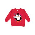 thumbnail image 1 of Inktastic Penguin Girl Snowflakes Toddler Sweatshirt, 1 of 4