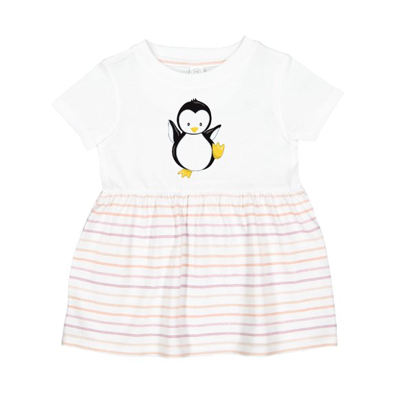 Inktastic Penguin Girls Baby Dress